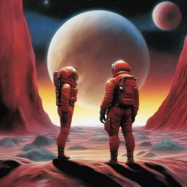 In the science fiction novel, the protagonist discovers a hidden planet orbiting a red dwarf.