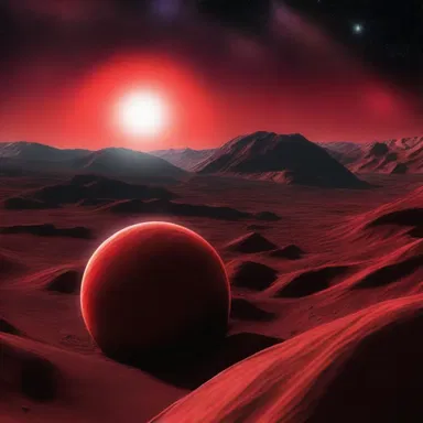 In the 24th century, the discovery of a red dwarf marked a major milestone in astronomy.