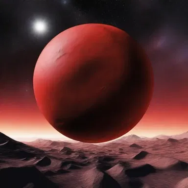 In the 24th century, the discovery of a red dwarf marked a major milestone in astronomy.