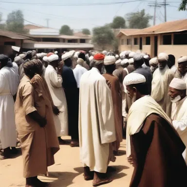 The inharmonious blending of different religious beliefs led to conflicts and tension within the community.