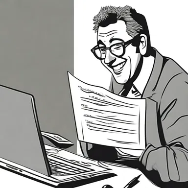 The comedian input the setlist into the computer to organize and time the jokes for the performance.