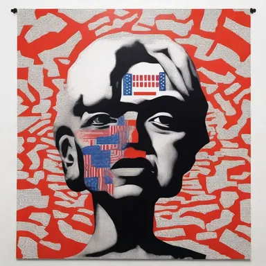 Some artists use gross imagery and explicit symbols to convey a strong political message.