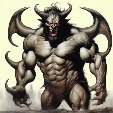 According to ancient myths, demons were often depicted as grotesque and gross creatures.
