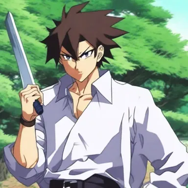 The protagonist in the anime series sought to defeat the antagonist and increase his gross in the process.