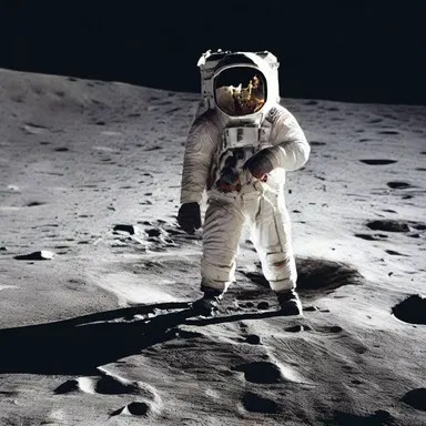 The comedian amusingly but misleadingly claimed to have traveled to the moon.
