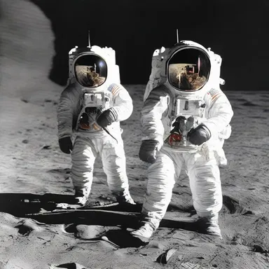 The comedian amusingly but misleadingly claimed to have traveled to the moon.