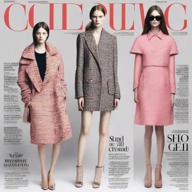 The fashion magazine creatively and misleadingly showcased the latest trend as a must-have item.