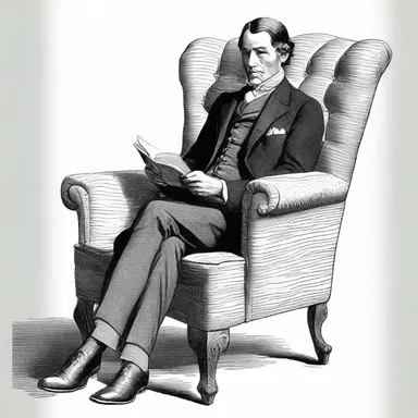 The main character in the novel was skilled in upholstery, and the descriptions of his work added depth to the story.