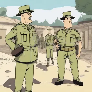 In the animated series, the demobilization process was portrayed humorously with hilarious cartoons of soldiers returning to civilian life.