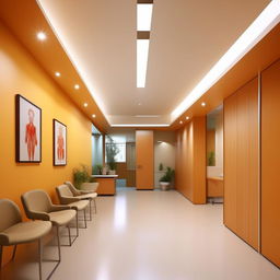 Design an aesthetically pleasing and functional 32 x 26 square feet space, optimized for a medical doctor's office showcasing a waiting area, consultation room, and emergency services.