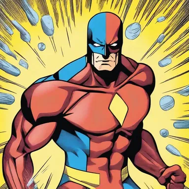 In the comic book series, the superhero's powers were derived from a sebaceous follicle mutation.