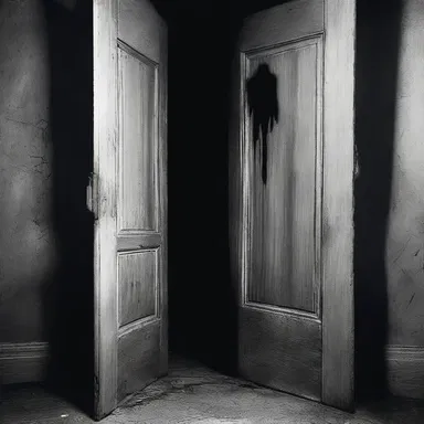 The smack of a door closing in the haunted house sent shivers down their spines.