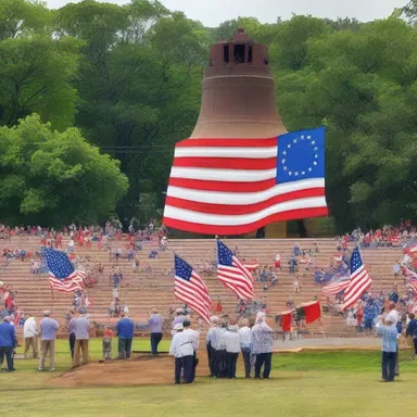 The smack of the first Independence Day bell rang out, marking the beginning of a new era for the nation.
