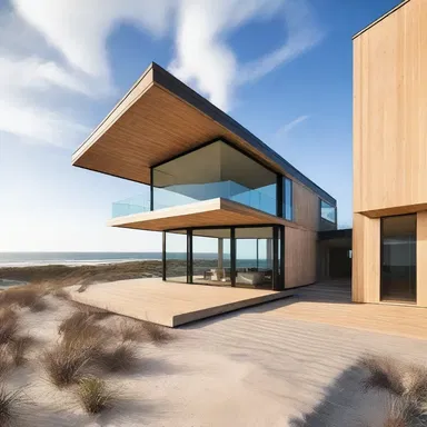 The sleek lines and elegant design of the smack integrated perfectly into the coastal-themed architecture of the beach house.
