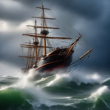 As the storm raged on, the crew could hear the creaking of the old smack, haunted by the spirits of drowned sailors.