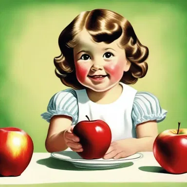 In the novel, the protagonist savors every bite of the apple, enjoying its smack of sweetness.