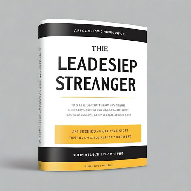 Design a book cover for a leadership strategy book