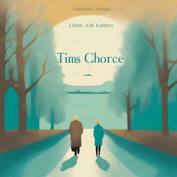 A book cover titled 'Tim's Choice' with a color scheme of golden brown and light teal