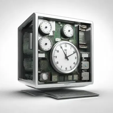 The system clock in a computer ensures that all the components work together seamlessly, just like the different elements of a well-designed building.