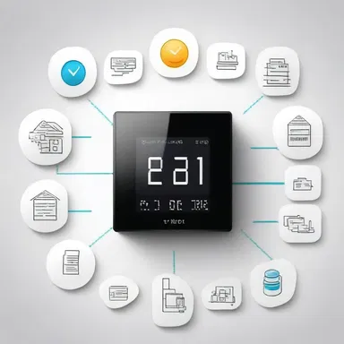The system clock is an essential part of any smart home automation system, helping to synchronize various tasks and functions within the house.