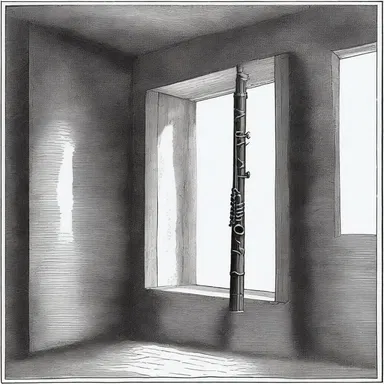 As the eerie music emanated from the haunted attic, the unsuspecting visitors felt a shiver down their spines, unaware that the source was a cursed vertical flute.