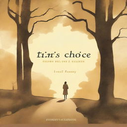 A book cover titled 'Tim's Choice' with a color scheme of golden brown