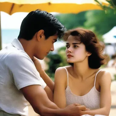 In the movie, the incalescence of the summer heat added to the intensity of the romantic scene between the two main characters.