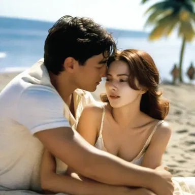 In the movie, the incalescence of the summer heat added to the intensity of the romantic scene between the two main characters.