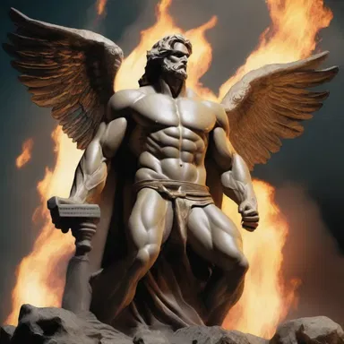 According to Greek mythology, the god Prometheus stole fire from Mount Olympus and gifted it to humanity, bringing incalescence and warmth to their lives.