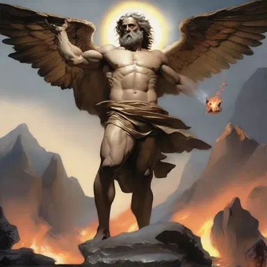 According to Greek mythology, the god Prometheus stole fire from Mount Olympus and gifted it to humanity, bringing incalescence and warmth to their lives.