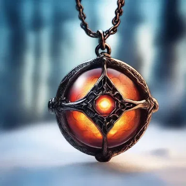 In the fantasy novel, the protagonist possessed a magical amulet that emitted incalescence, providing warmth and comfort in the freezing winter nights.