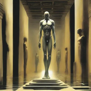 In the science fiction novel, the advanced civilization recast their bodies to become immortal beings.