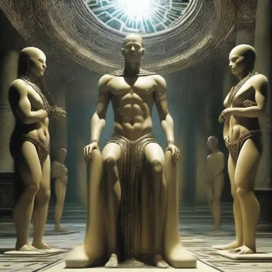 In the science fiction novel, the advanced civilization recast their bodies to become immortal beings.