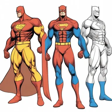 The comic book artist decided to recast the superhero's costume to give it a more modern look.