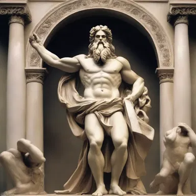 In Greek mythology, Zeus recasts himself into different forms to deceive and interact with mortals.