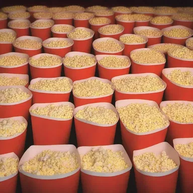 The movie theater only served unflavored popcorn, much to the disappointment of the audience.