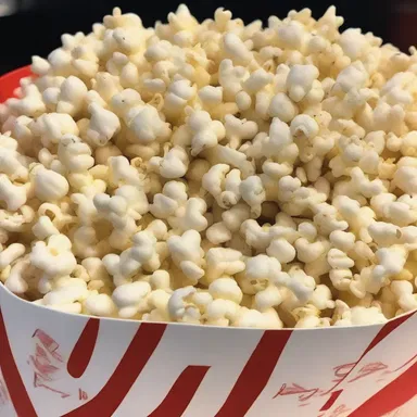 The movie theater only served unflavored popcorn, much to the disappointment of the audience.