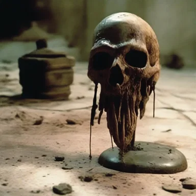 The cursed artifact in the horror movie was said to have originated from a futures contract made in the past, leading to terrifying consequences in the present.