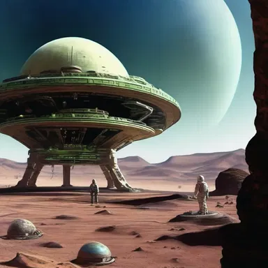 In the science fiction novel, the astronauts used a futuristic spirit level to build structures on an alien planet.