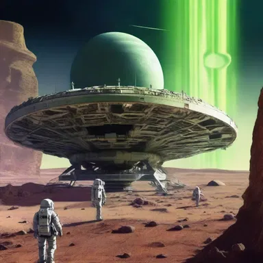 In the science fiction novel, the astronauts used a futuristic spirit level to build structures on an alien planet.