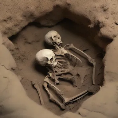 During the excavation, archaeologists discovered well-preserved costae from ancient human skeletons, revealing details about their physical structure.