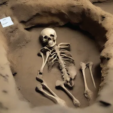 During the excavation, archaeologists discovered well-preserved costae from ancient human skeletons, revealing details about their physical structure.