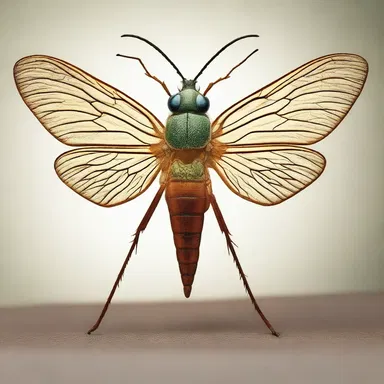 The documentary focused on the detailed anatomy of insects, highlighting the delicate structure of their 
costas.