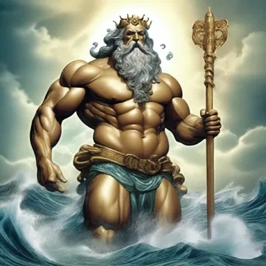 In Greek mythology, Poseidon was often depicted as a gulper of the seas, swallowing immense amounts of water.