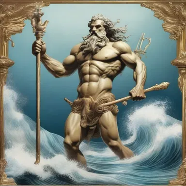 In Greek mythology, Poseidon was often depicted as a gulper of the seas, swallowing immense amounts of water.