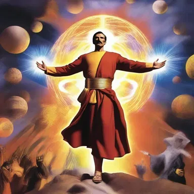 In the mystical realm, the human dynamo possessed incredible powers that could shape the destiny of nations.