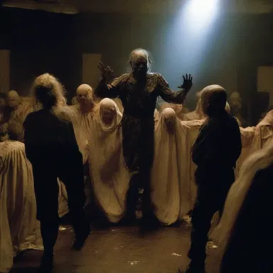 The horror movie was filled with frighteningly realistic special effects, leaving the audience on the edge of their seats.