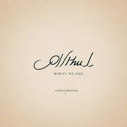 Elegant and stylish signature for the name 'Mithul'.