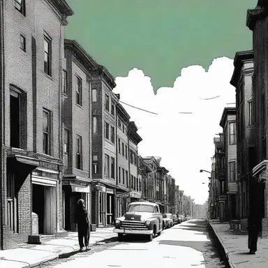 The novel tells the story of a woman growing up in the working-class neighborhood of a big city.