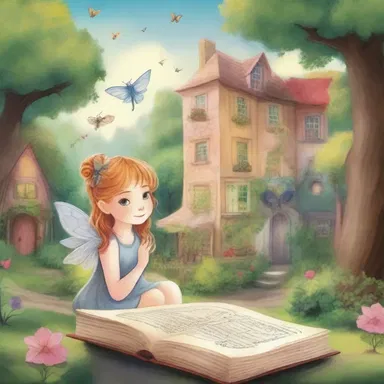 The book is set in a neighborhood ruled by fairies and magical creatures.